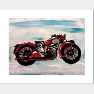 Triumph Motorcycle Posters and Art